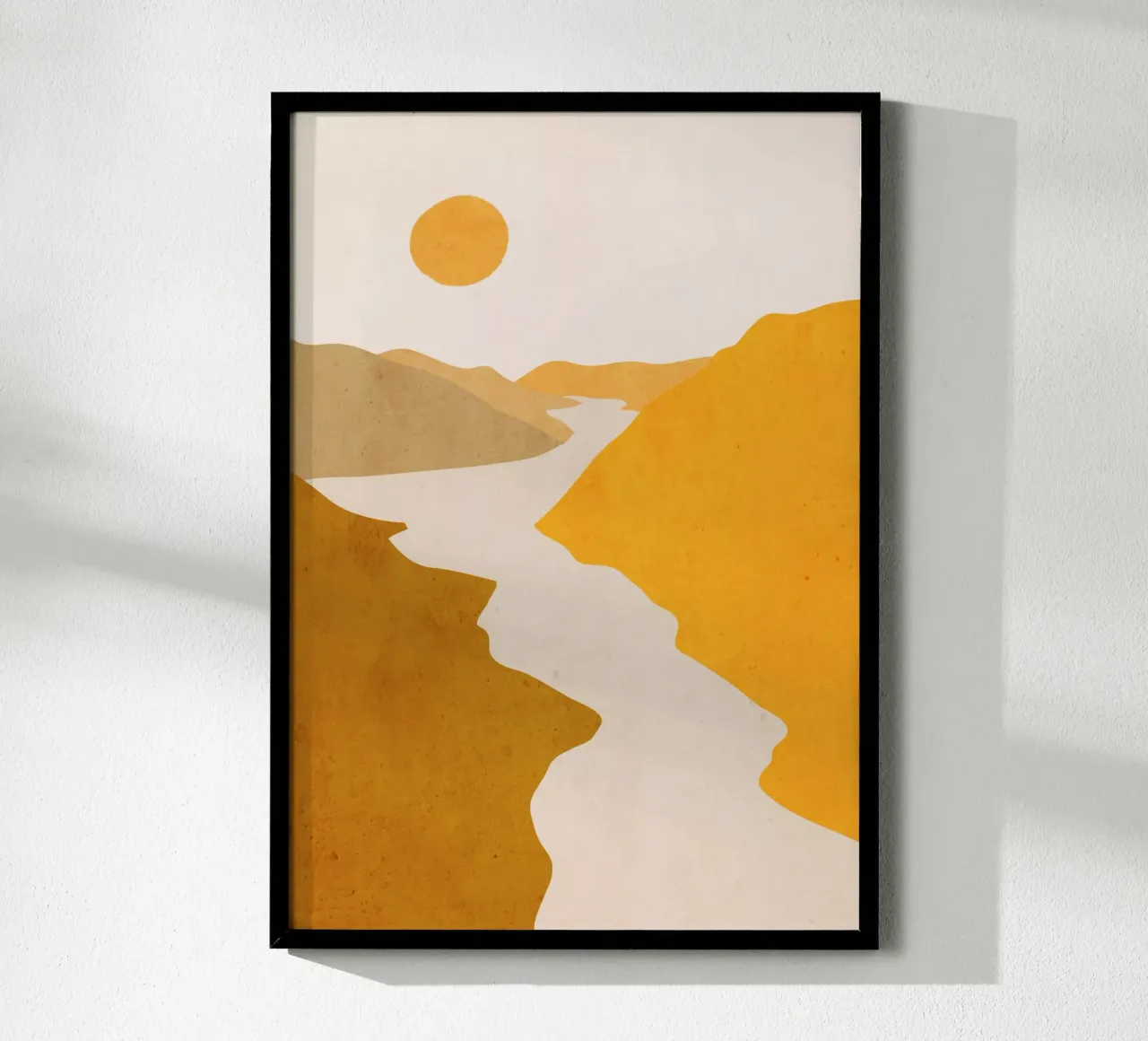 Paesaggio d'arte minimale 7 carta hahnemühle da ThingDesign