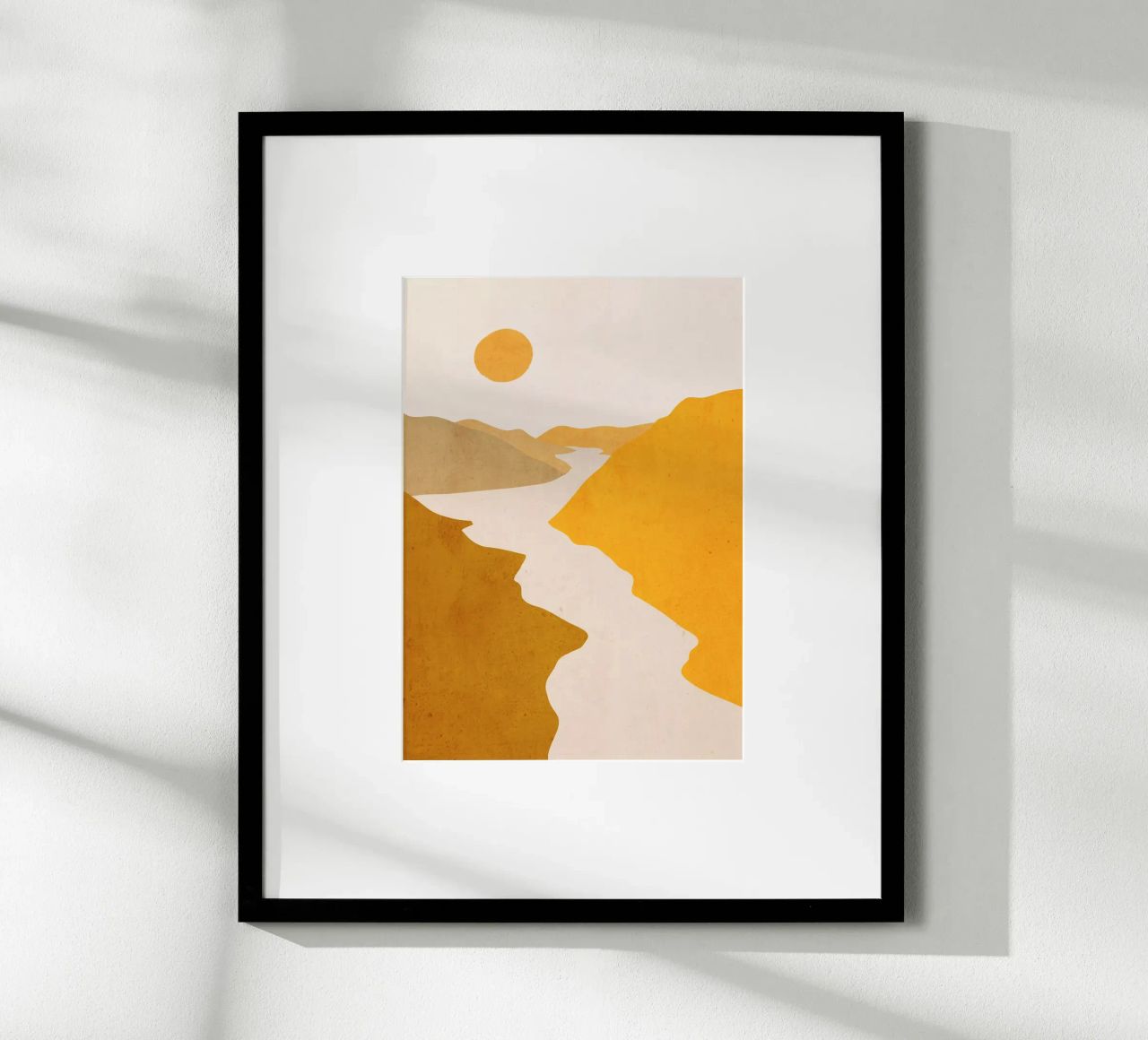 Minimal Art Landscape 7 poster by ThingDesign