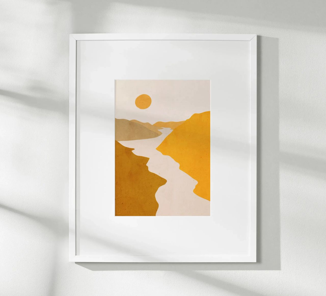 Minimal Art Landscape 7 poster by ThingDesign