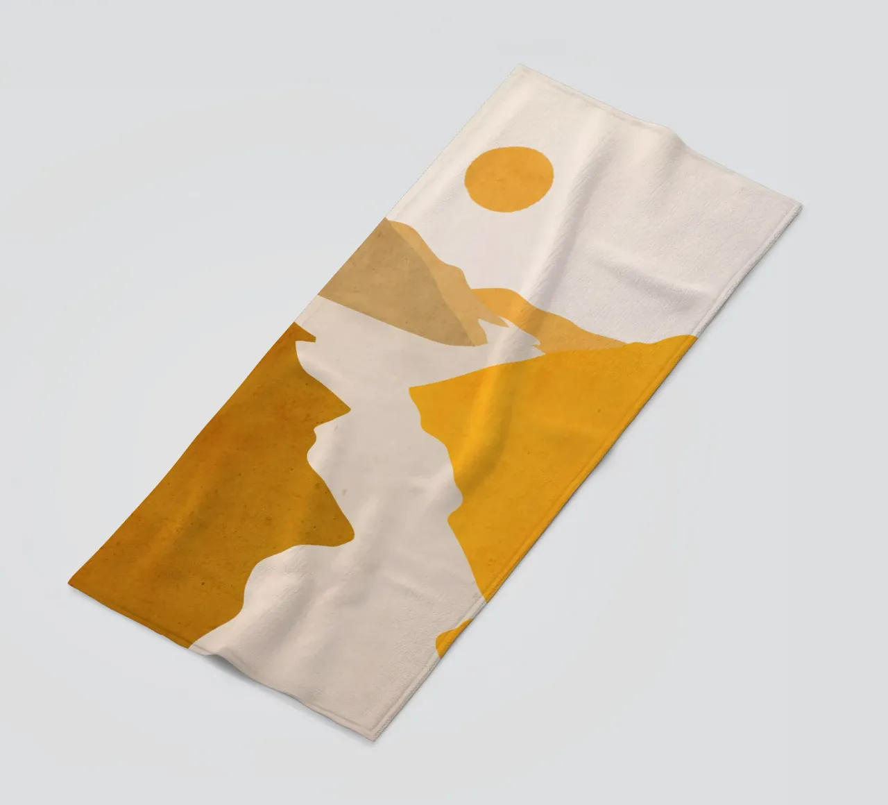 Paesaggio d'arte minimale 7 telo mare da ThingDesign
