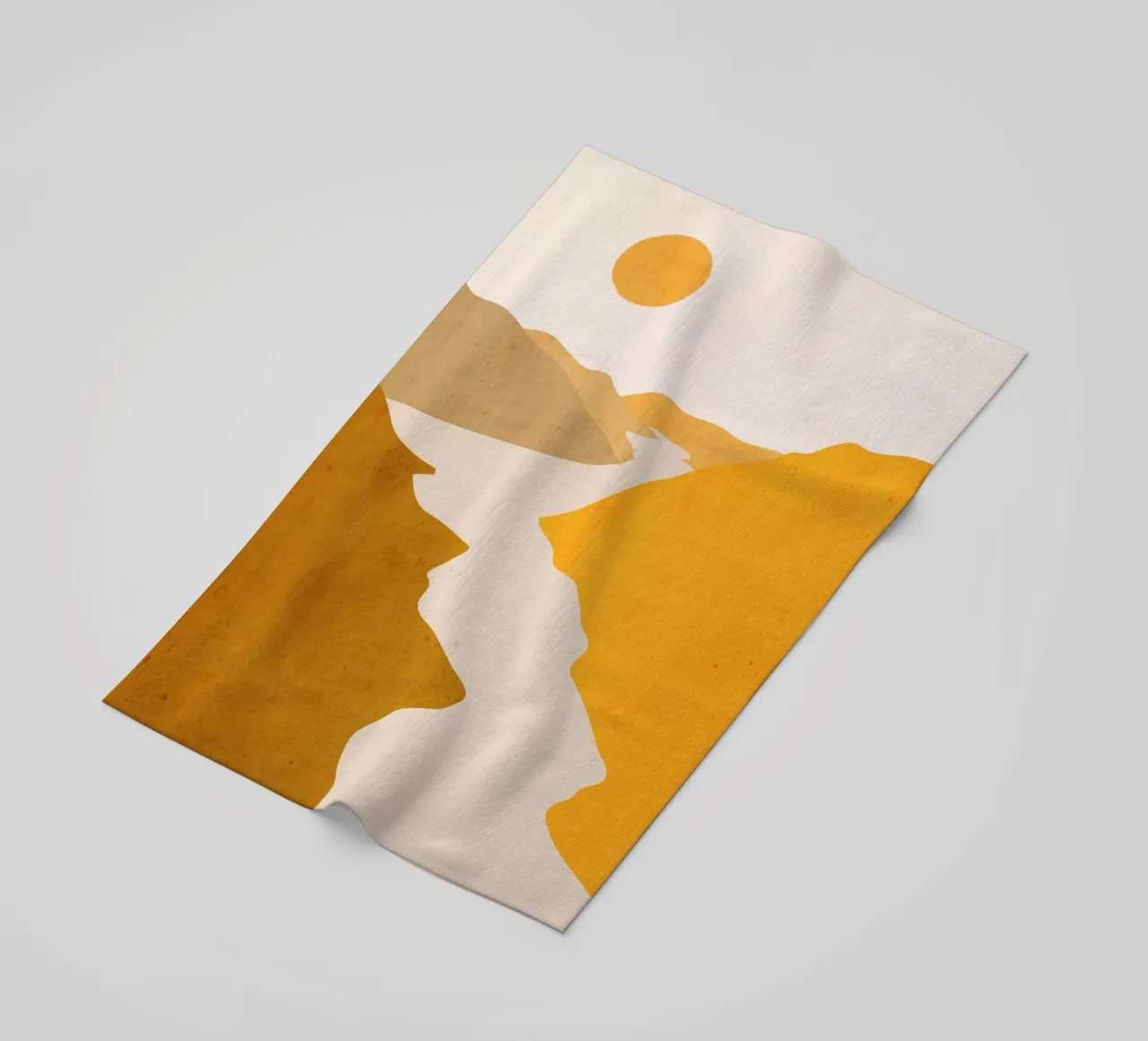 Paesaggio d'arte minimale 7 telo mare da ThingDesign