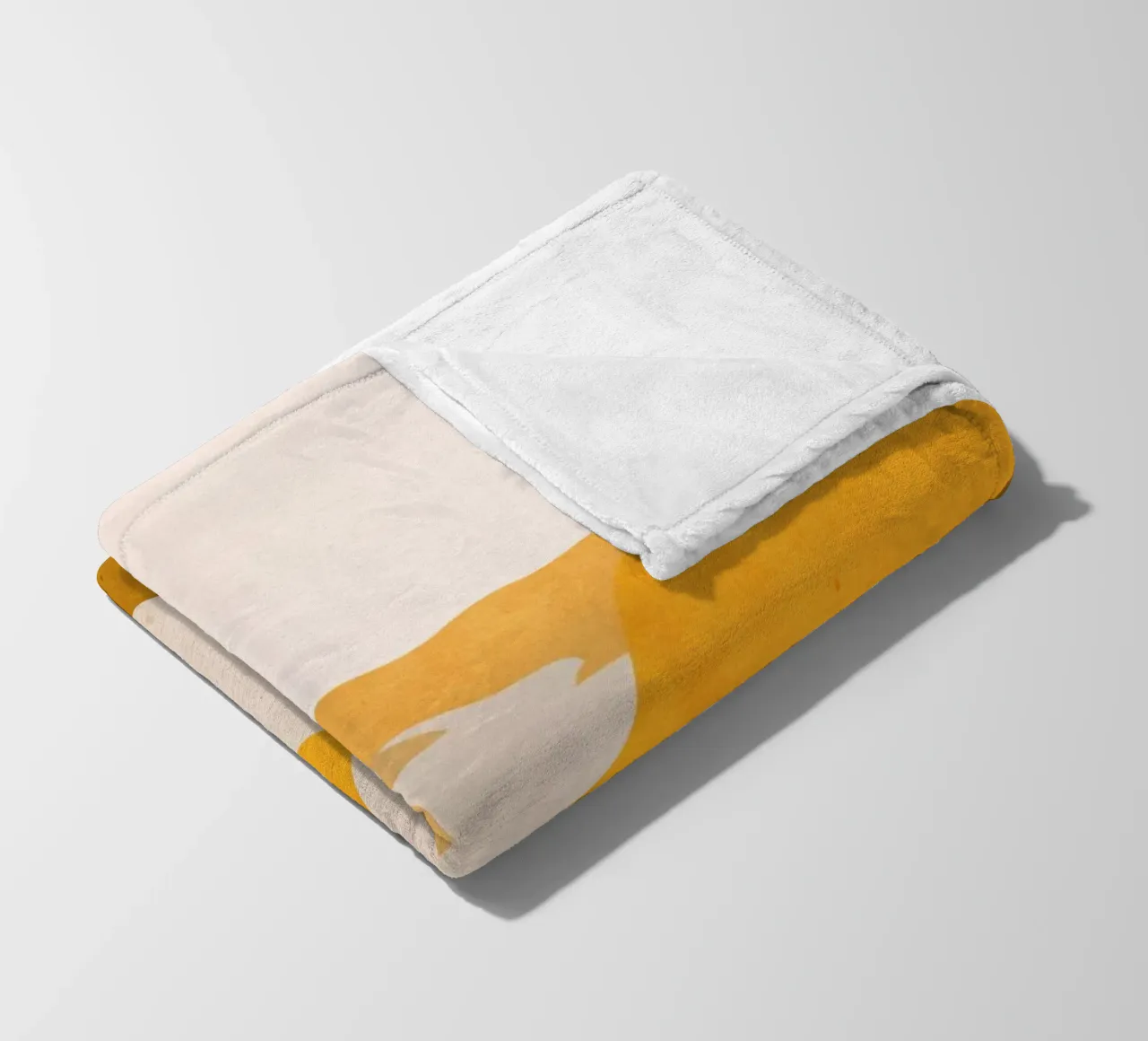 Paesaggio d'arte minimale 7 coperta in pile da ThingDesign