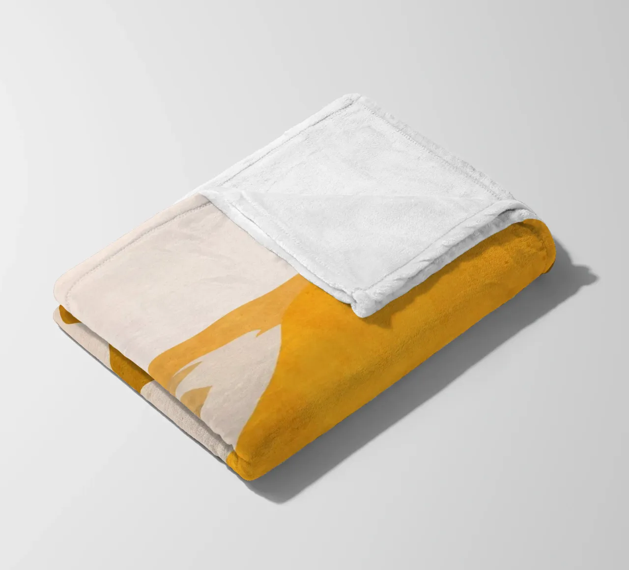 Paesaggio d'arte minimale 7 coperta in pile da ThingDesign