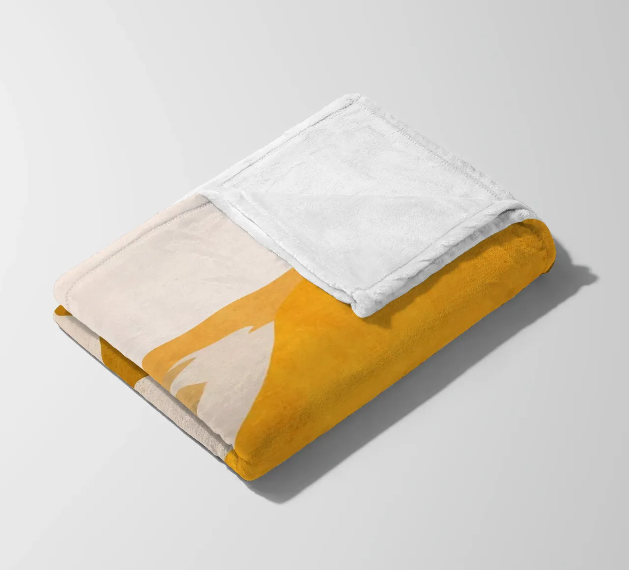 Paesaggio d'arte minimale 7 coperta in pile da ThingDesign