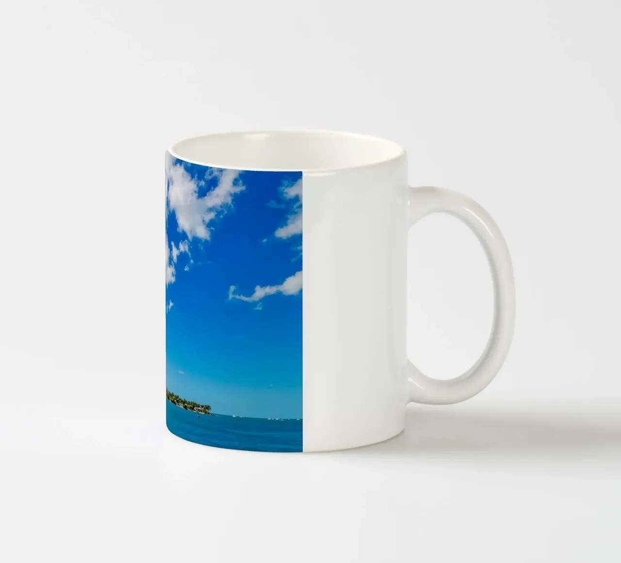 Isola sul mare tazza in ceramica da anderm