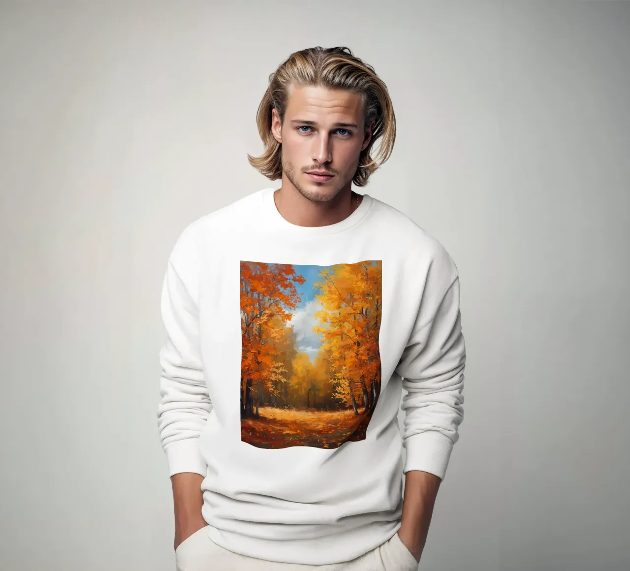 Paesaggio forestale d'autunno felpa da DesignDoodle
