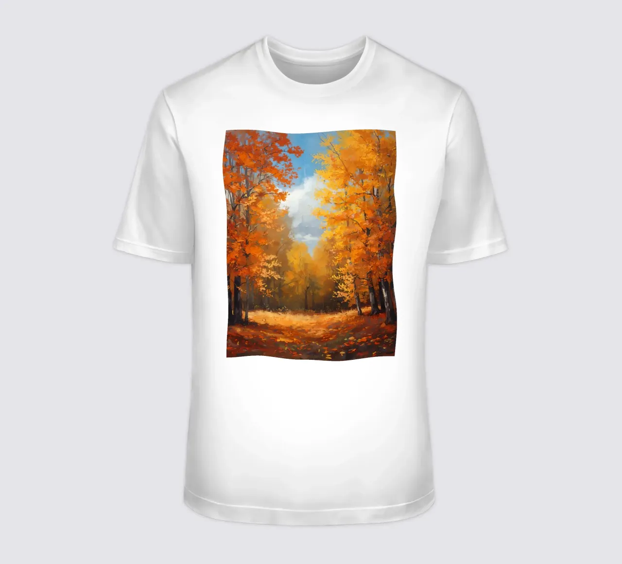 Paesaggio forestale d'autunno t-shirt da DesignDoodle