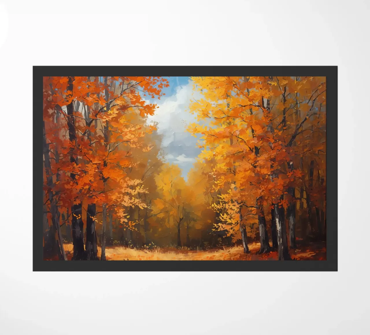 Paesaggio forestale d'autunno zerbino da DesignDoodle