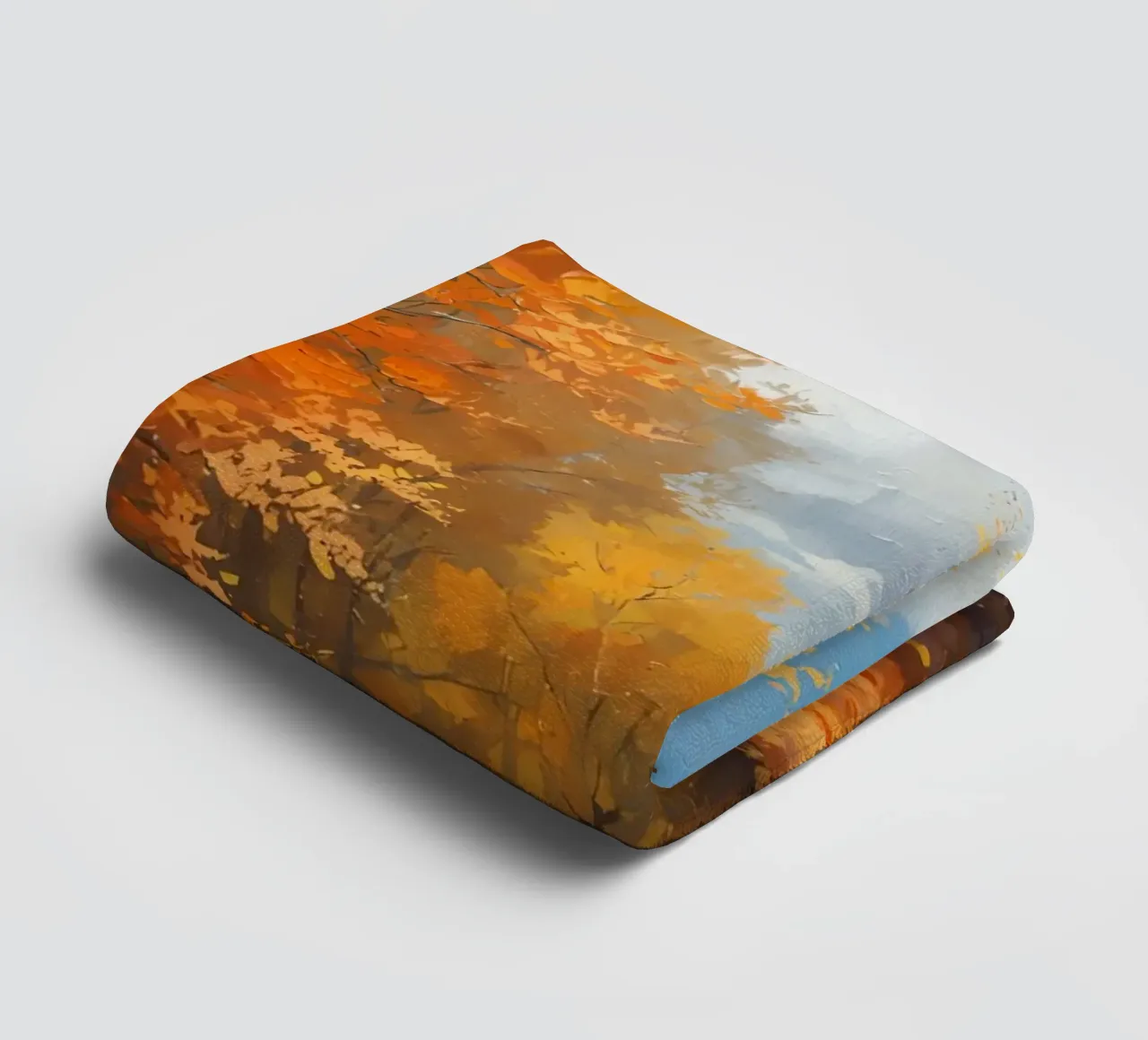 Paesaggio forestale d'autunno asciugamano da bagno da DesignDoodle