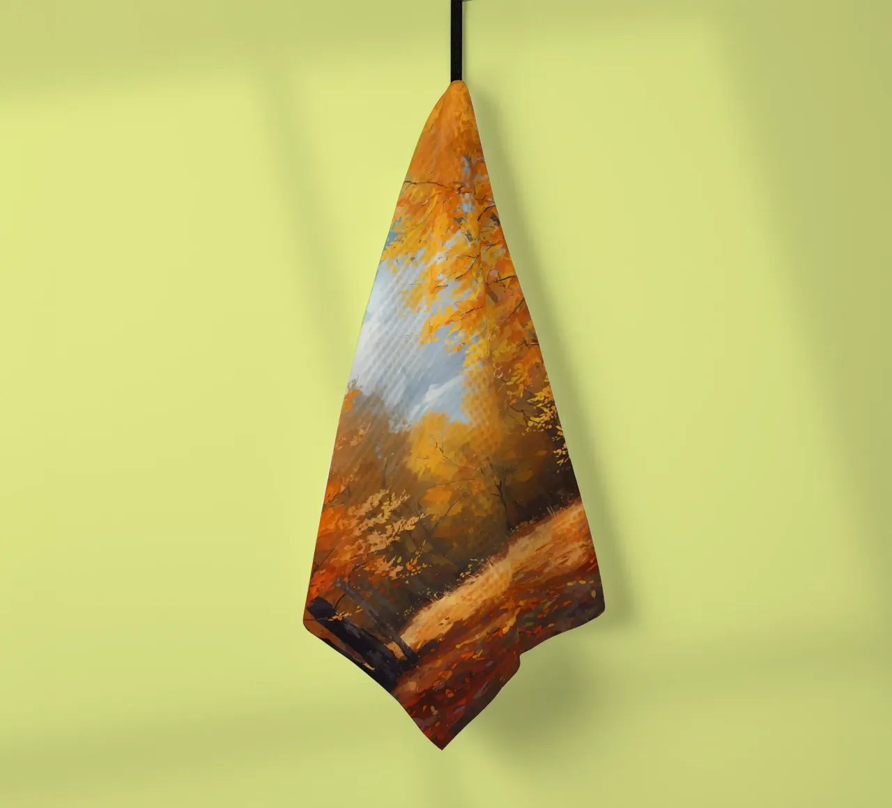 Paesaggio forestale d'autunno canovaccio da cucina da DesignDoodle