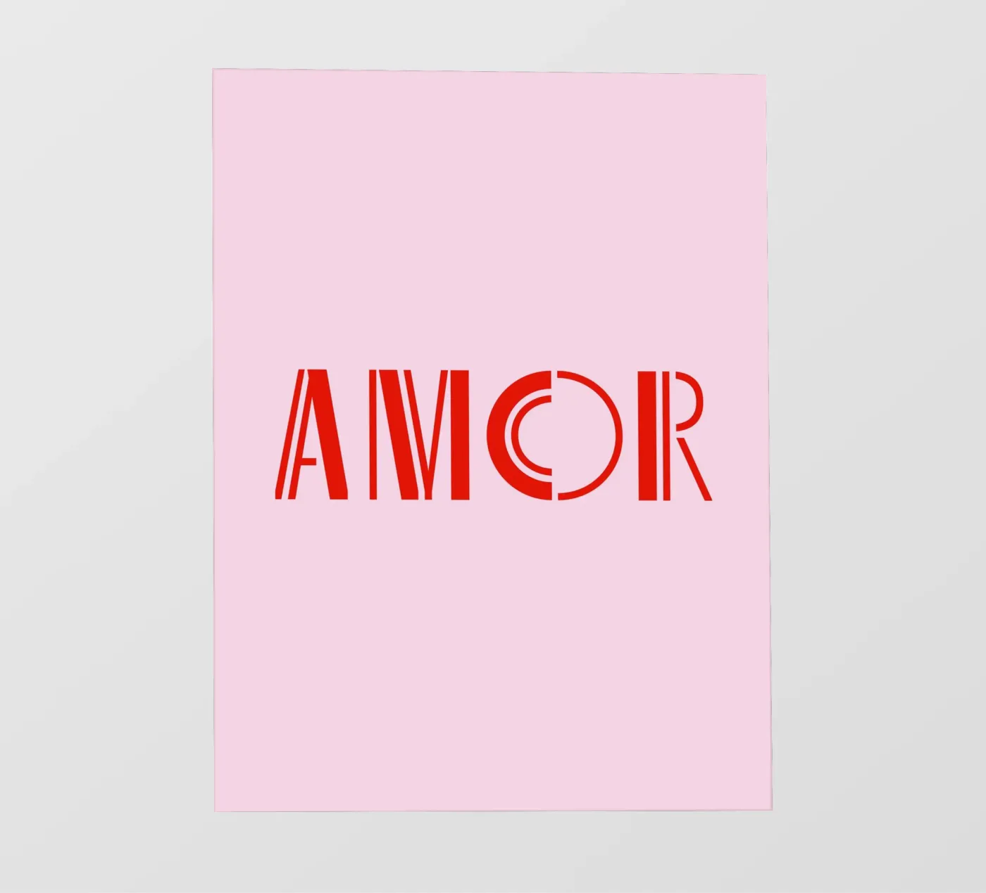 Amor 2 pellicola backlit da The Type Club Tokyo