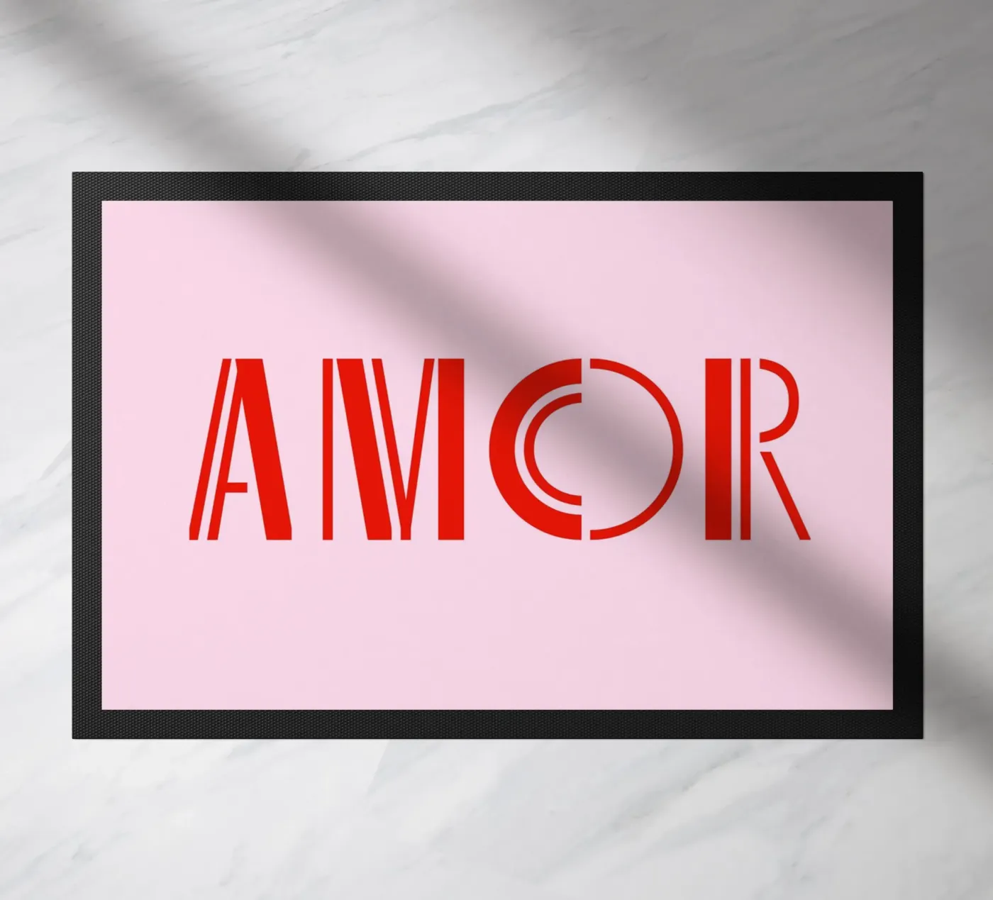 Amor 2 doormat by The Type Club Tokyo