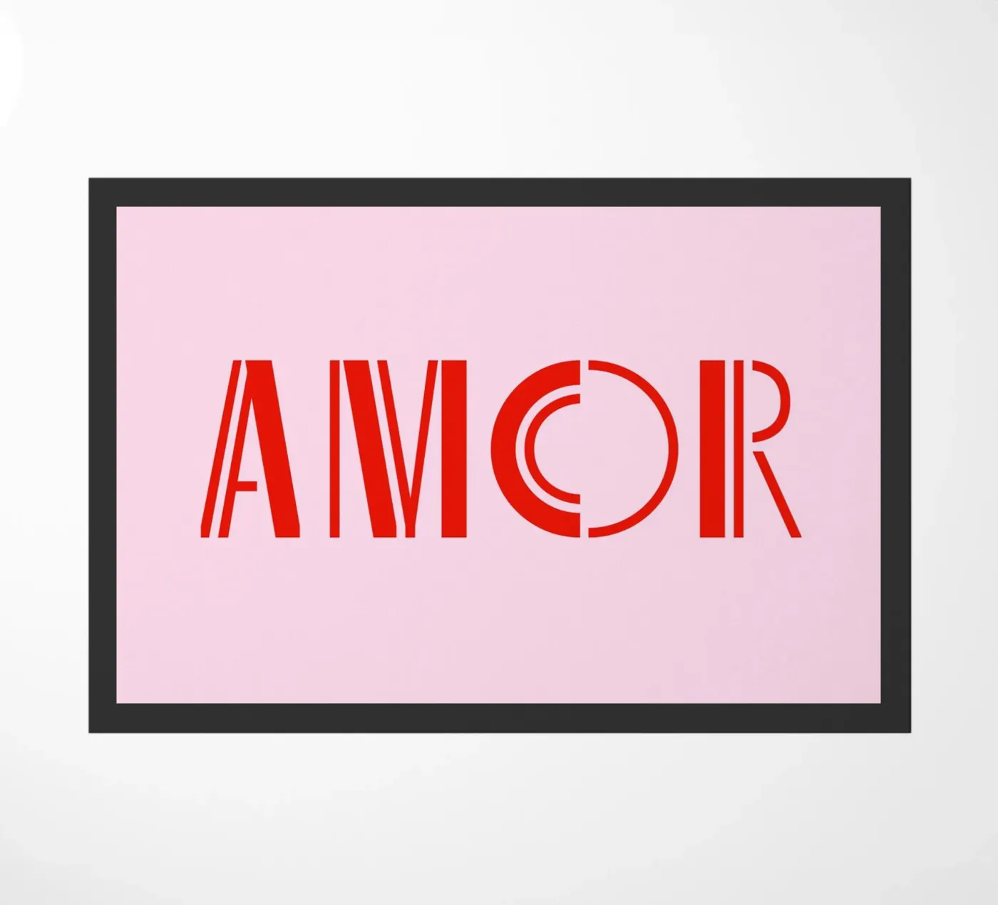 Amor 2 doormat by The Type Club Tokyo