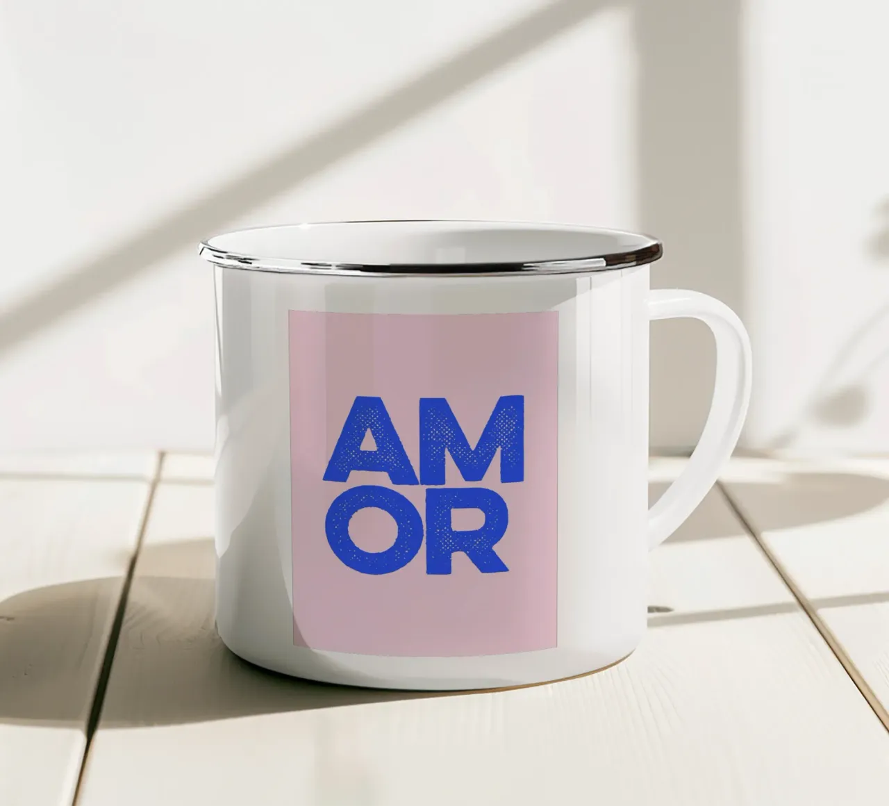 Amor 4 tazza in smalto da The Type Club Tokyo