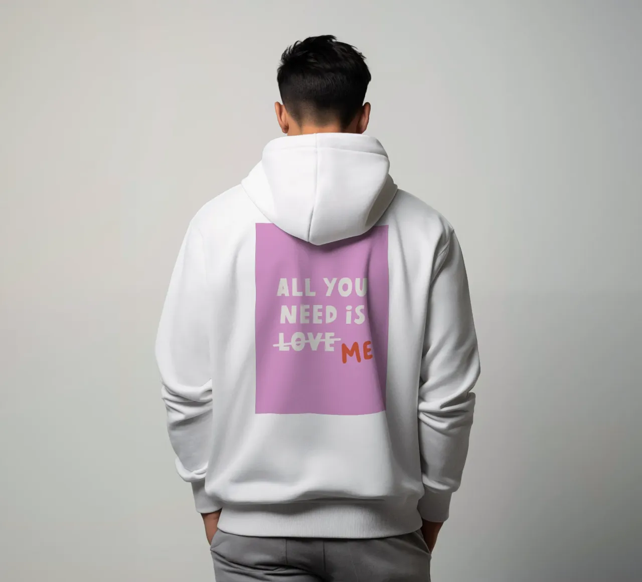 All you need is... felpa con cappuccio da we line studio - art