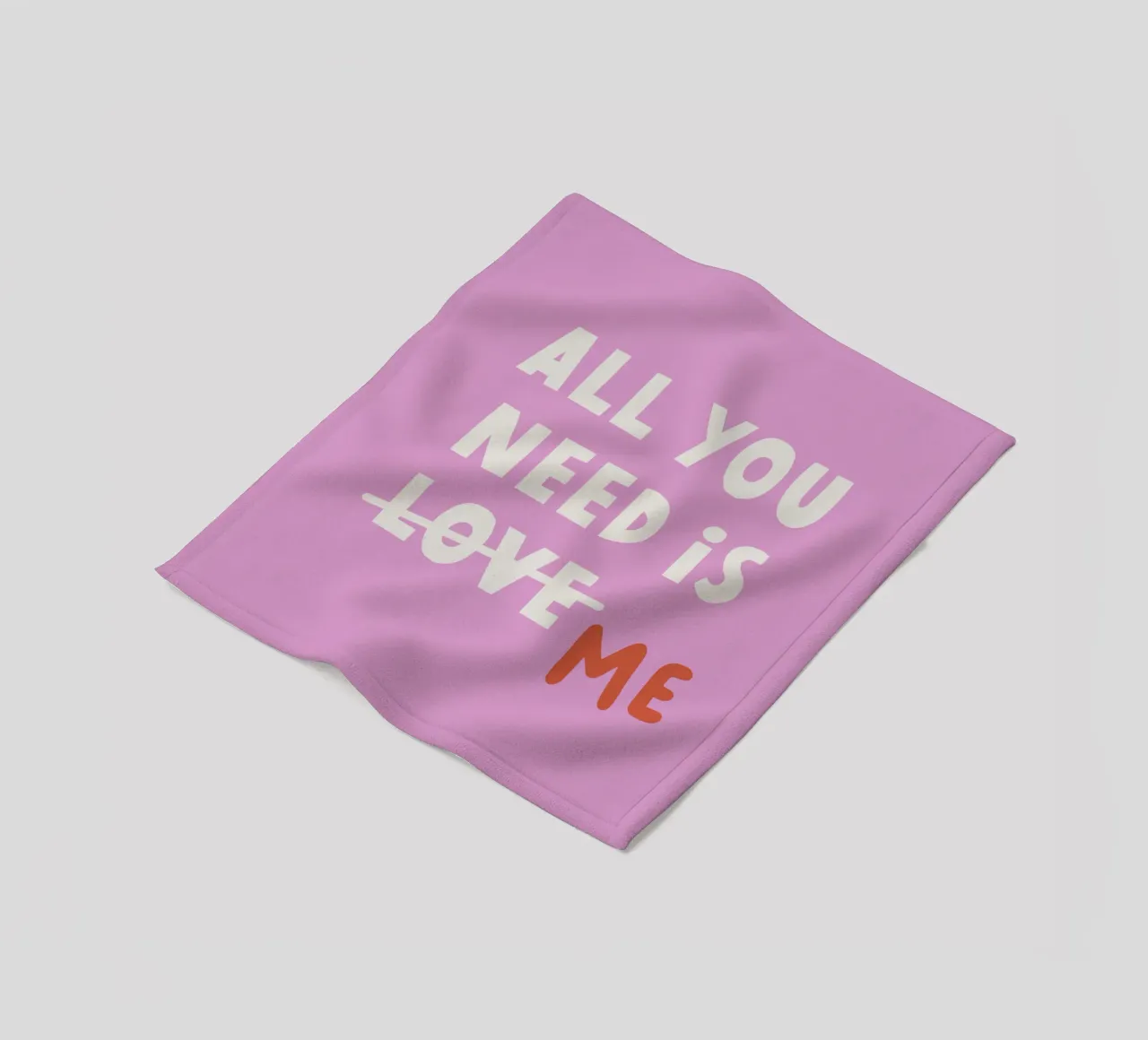 All you need is... coperta in pile da we line studio - art