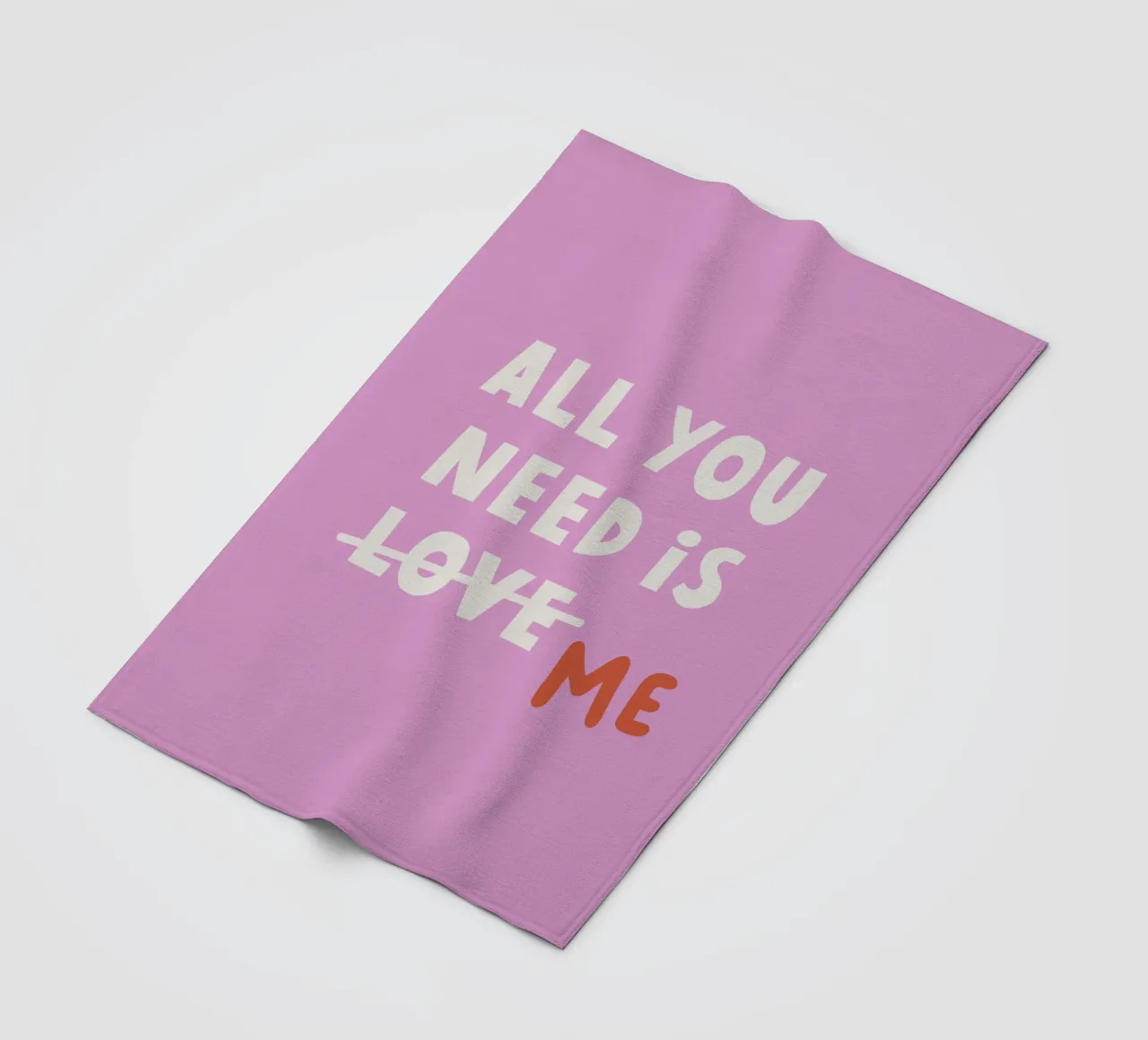 All you need is... coperta in pile da we line studio - art