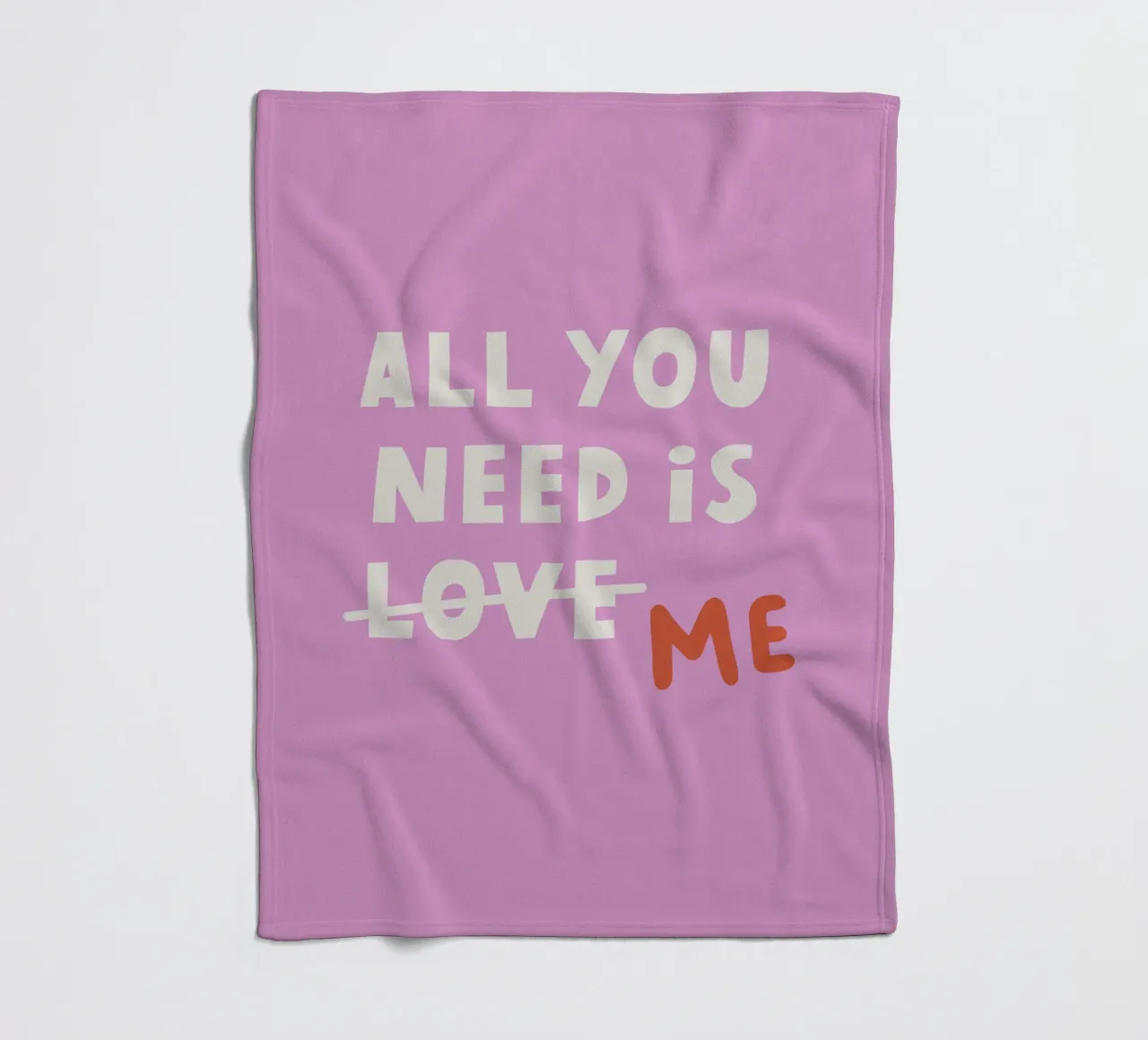 All you need is... coperta in pile da we line studio - art