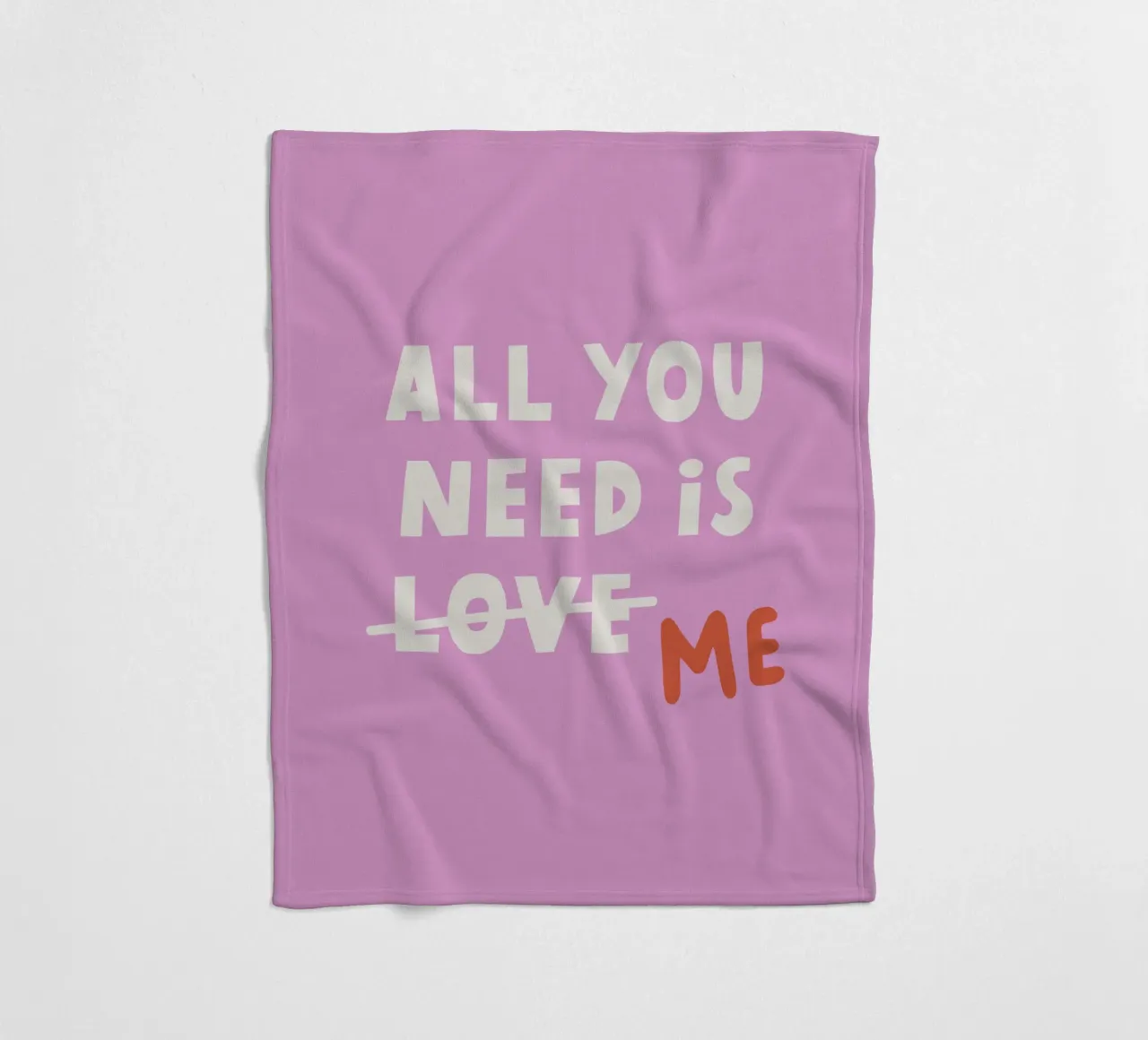 All you need is... coperta in pile da we line studio - art
