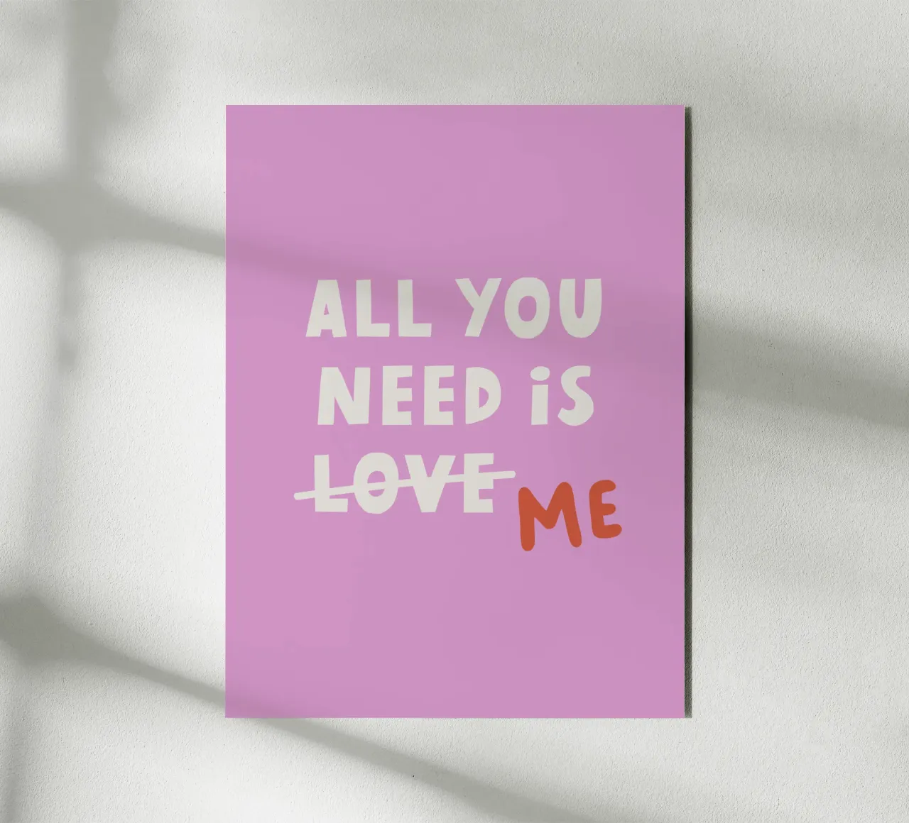 All you need is... alluminio dibond da we line studio - art