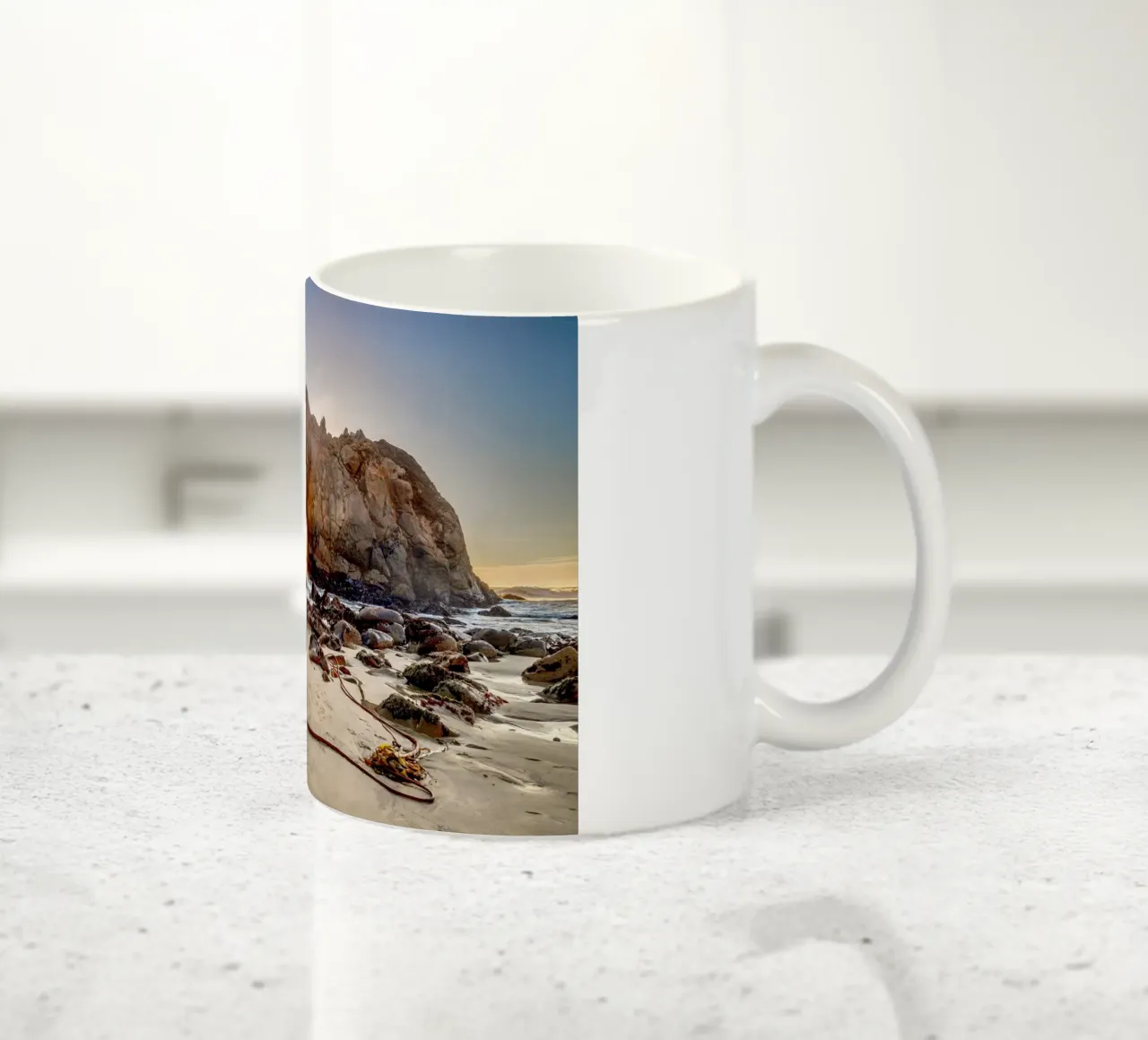 Tramonto sulla spiaggia di Pfeiffer tazza in ceramica da anderm
