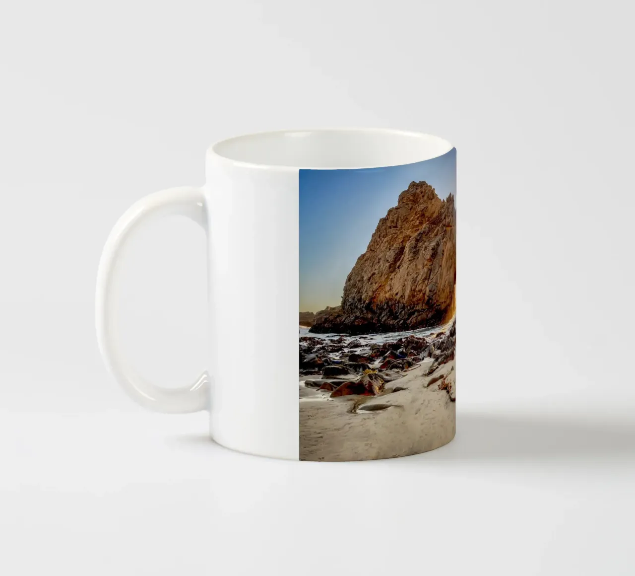 Tramonto sulla spiaggia di Pfeiffer tazza in ceramica da anderm