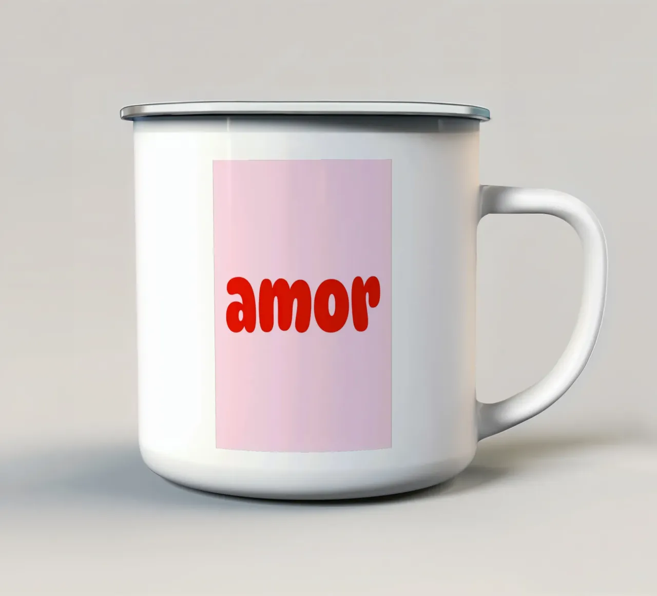 Amor 5 tazza in smalto da The Type Club Tokyo