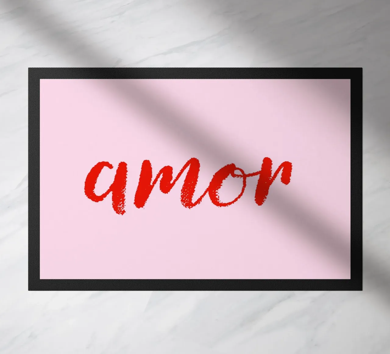 Amor 6 doormat by The Type Club Tokyo