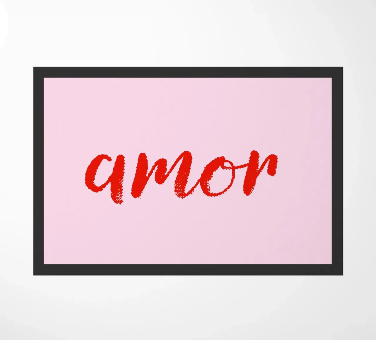 Amor 6 doormat by The Type Club Tokyo