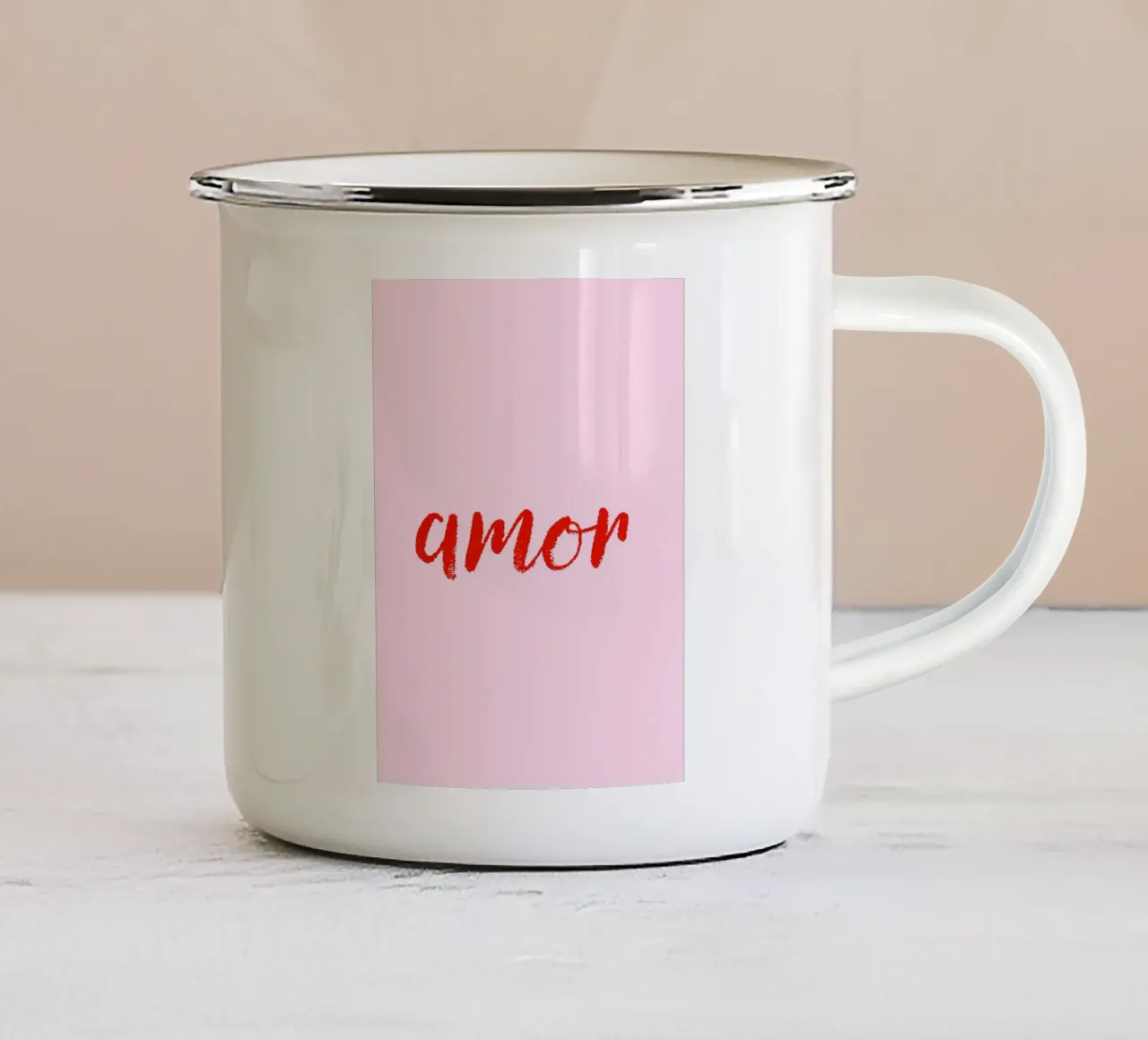 Amor 6 tazza in smalto da The Type Club Tokyo