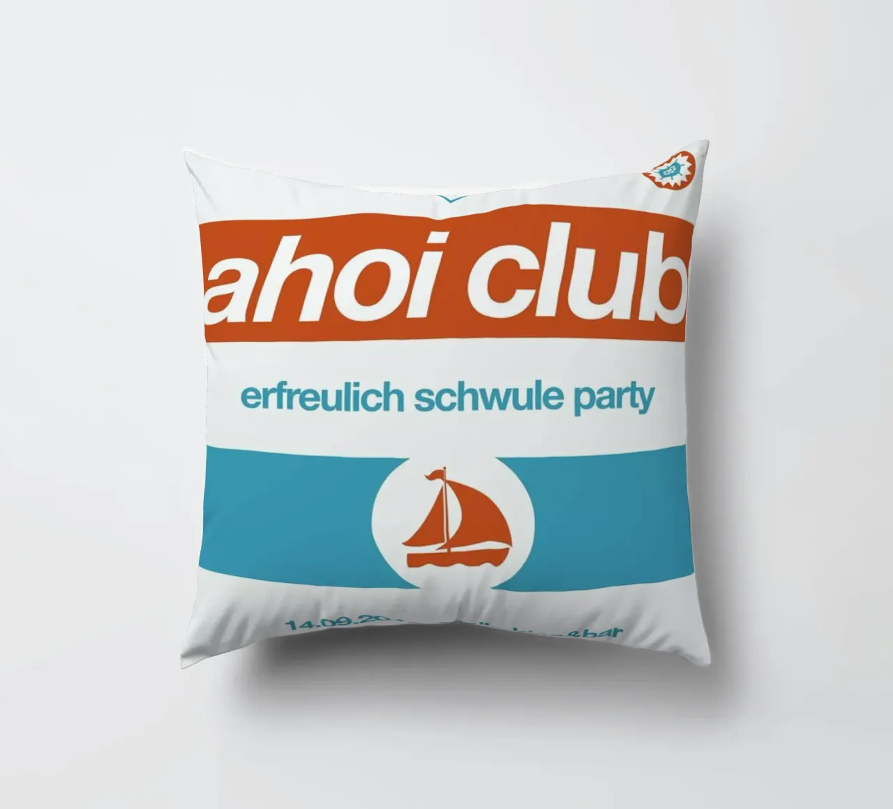 Ahoi Club - Queer Party cuscino da Stephan Kochs