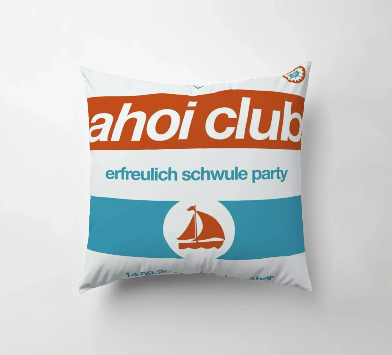 Ahoi Club - Queer Party cuscino da Stephan Kochs