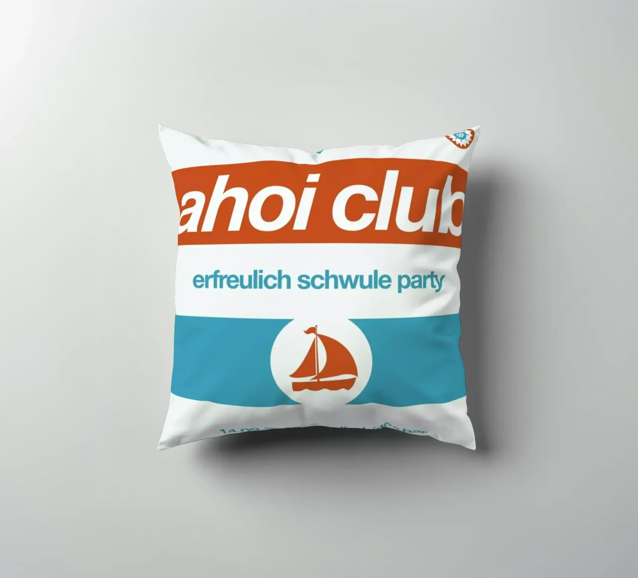 Ahoi Club - Queer Party cuscino da Stephan Kochs