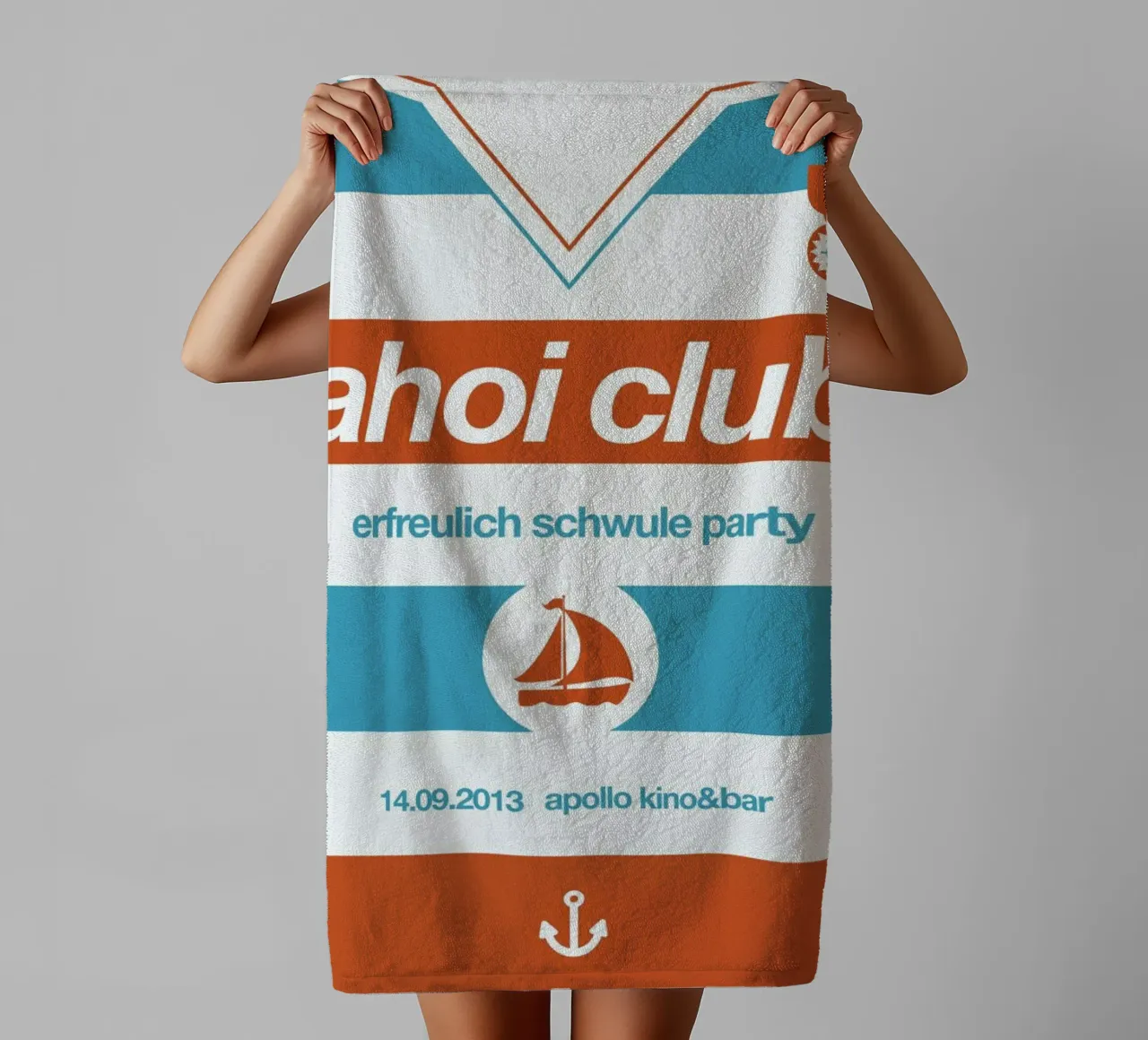 Ahoi Club - Queer Party asciugamano da bagno da Stephan Kochs