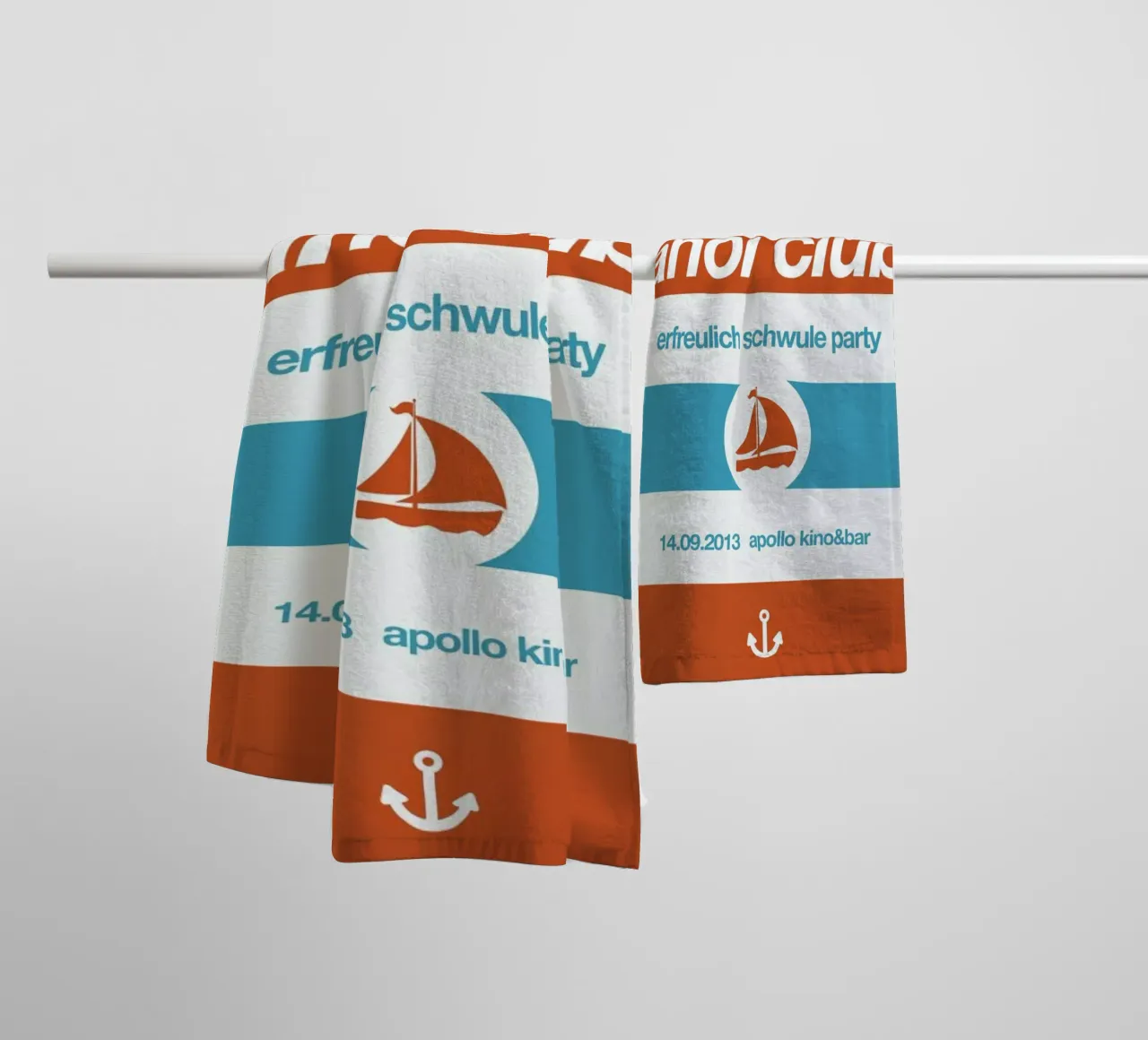 Ahoi Club - Queer Party asciugamano da bagno da Stephan Kochs