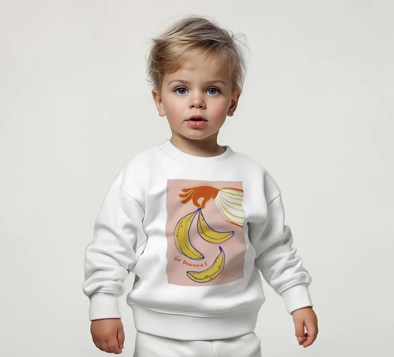 andare a banane felpa neonato da Amber Hughes