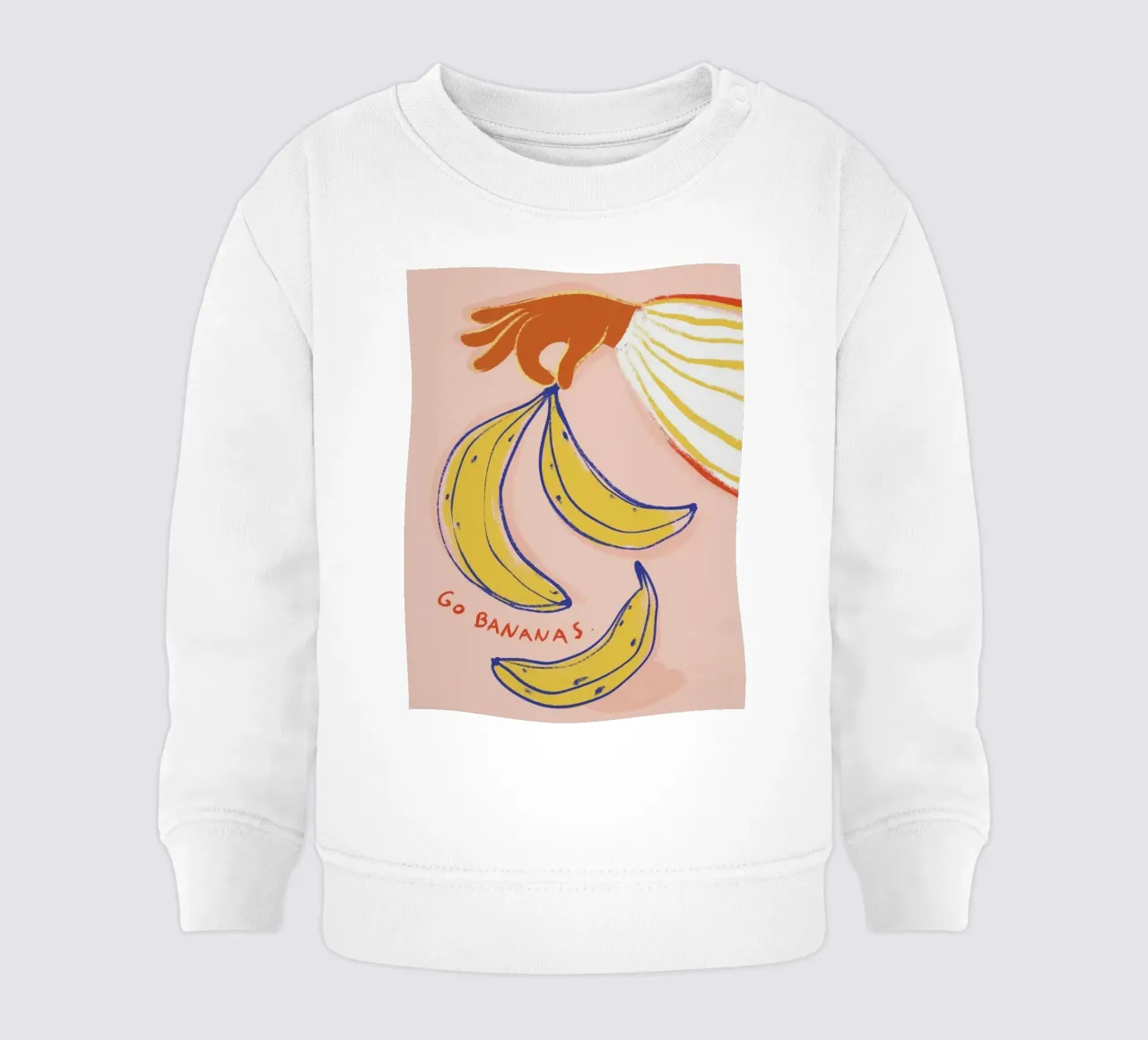andare a banane felpa neonato da Amber Hughes