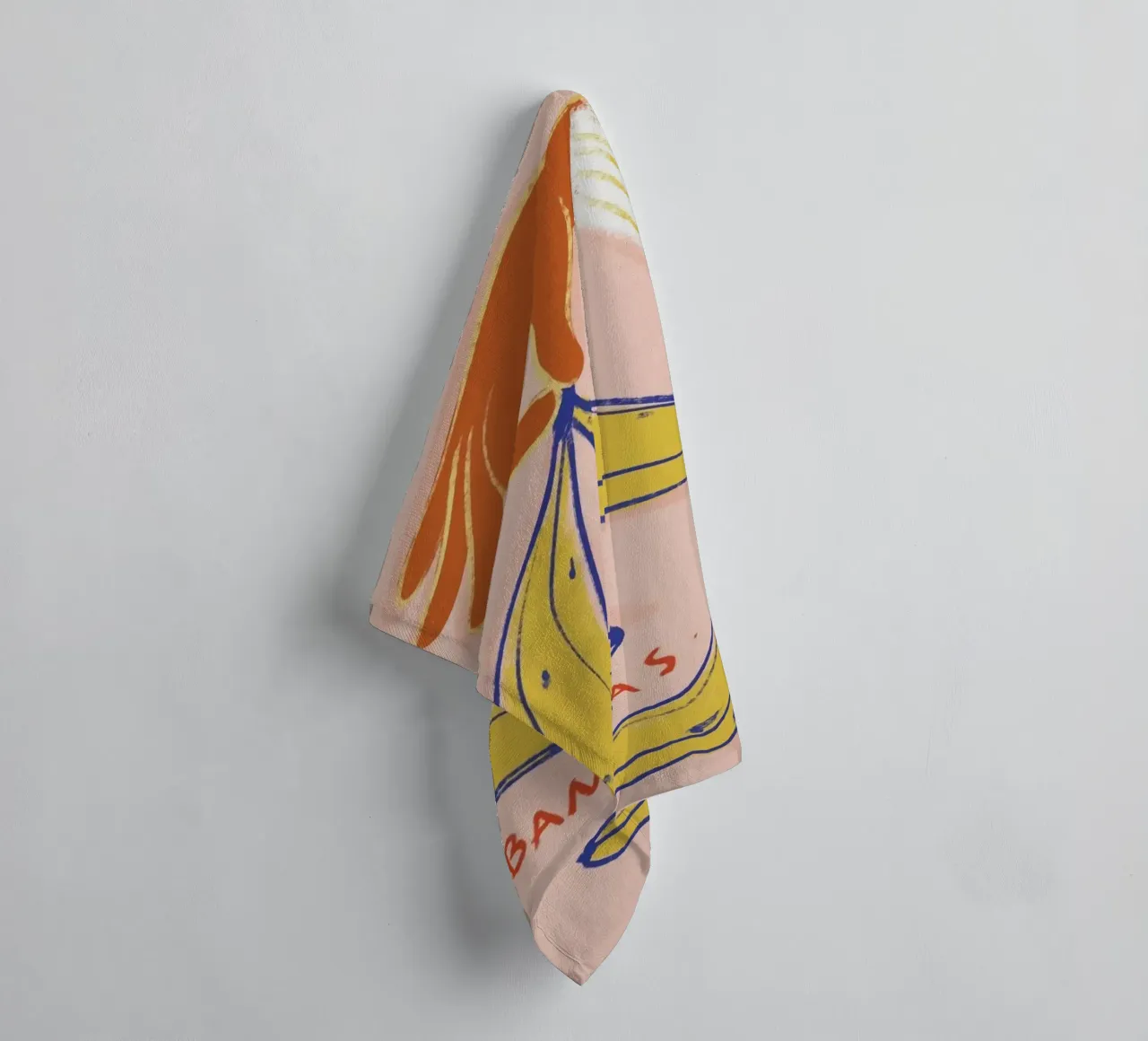go bananas towel by Amber Hughes