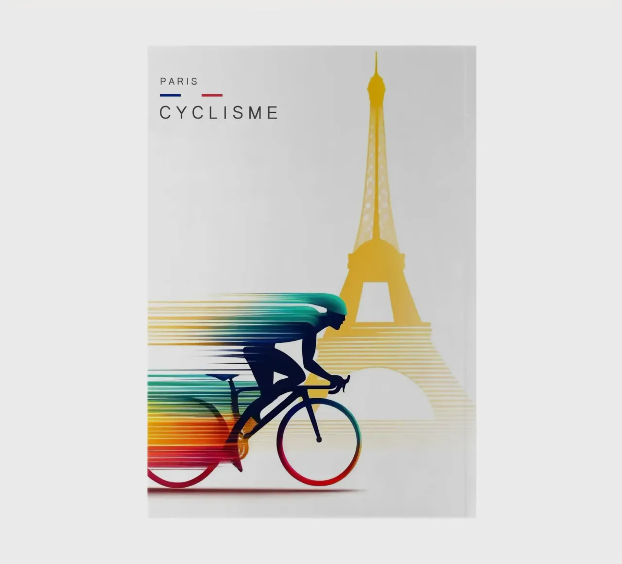 cyclist speed notebook by Amber Hughes