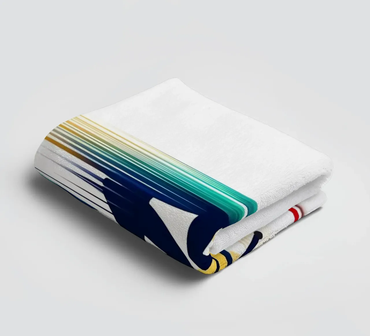 cyclist speed towel by Amber Hughes