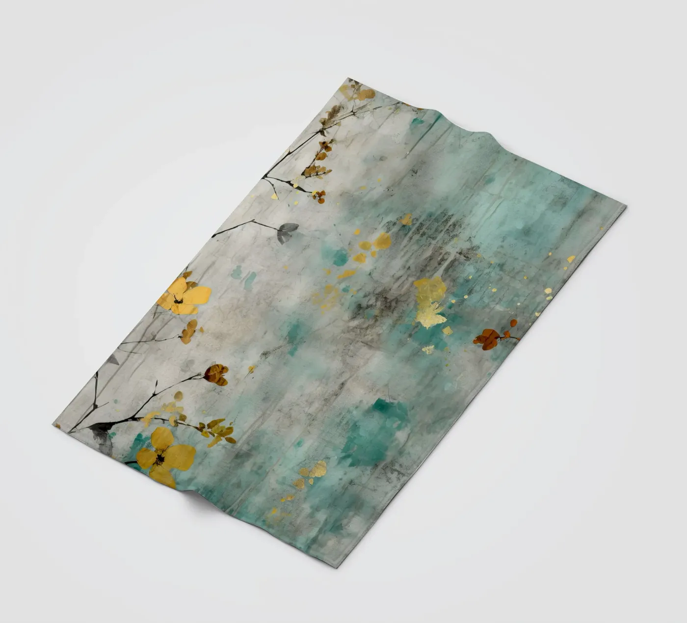 Gemälde 1 Fleecedecke von Yaso Design Boho & Botanic