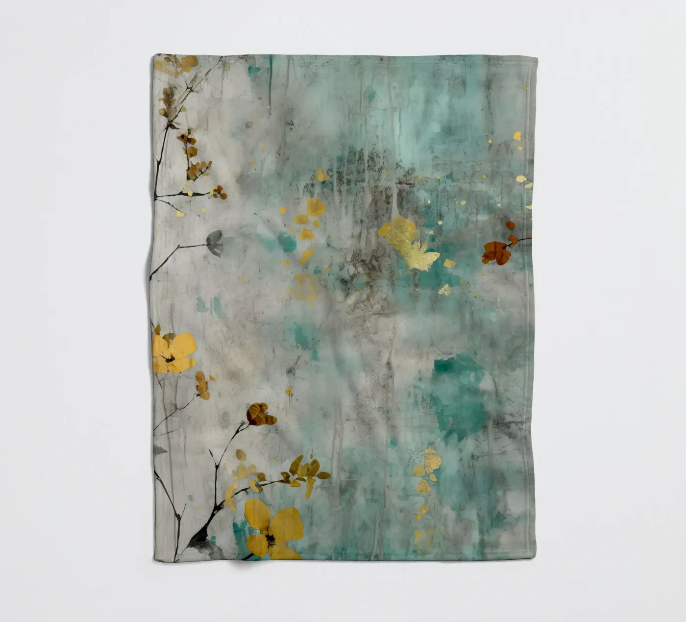 Gemälde 1 Fleecedecke von Yaso Design Boho & Botanic