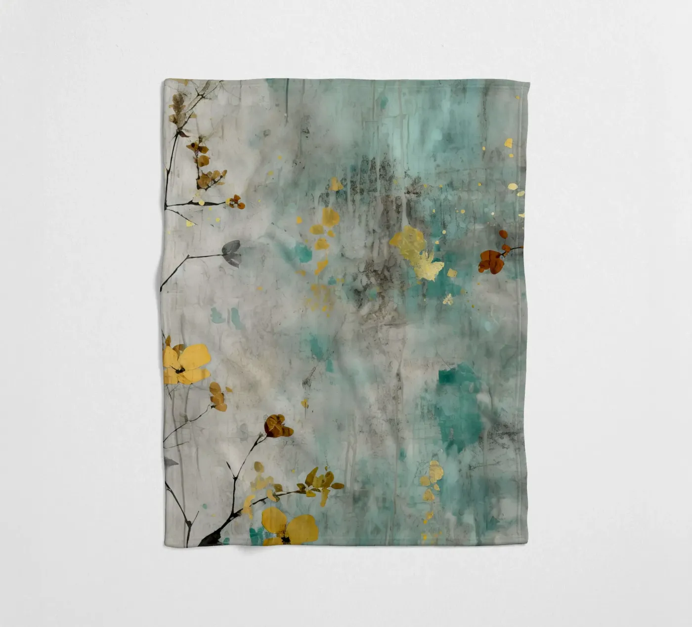 Gemälde 1 Fleecedecke von Yaso Design Boho & Botanic