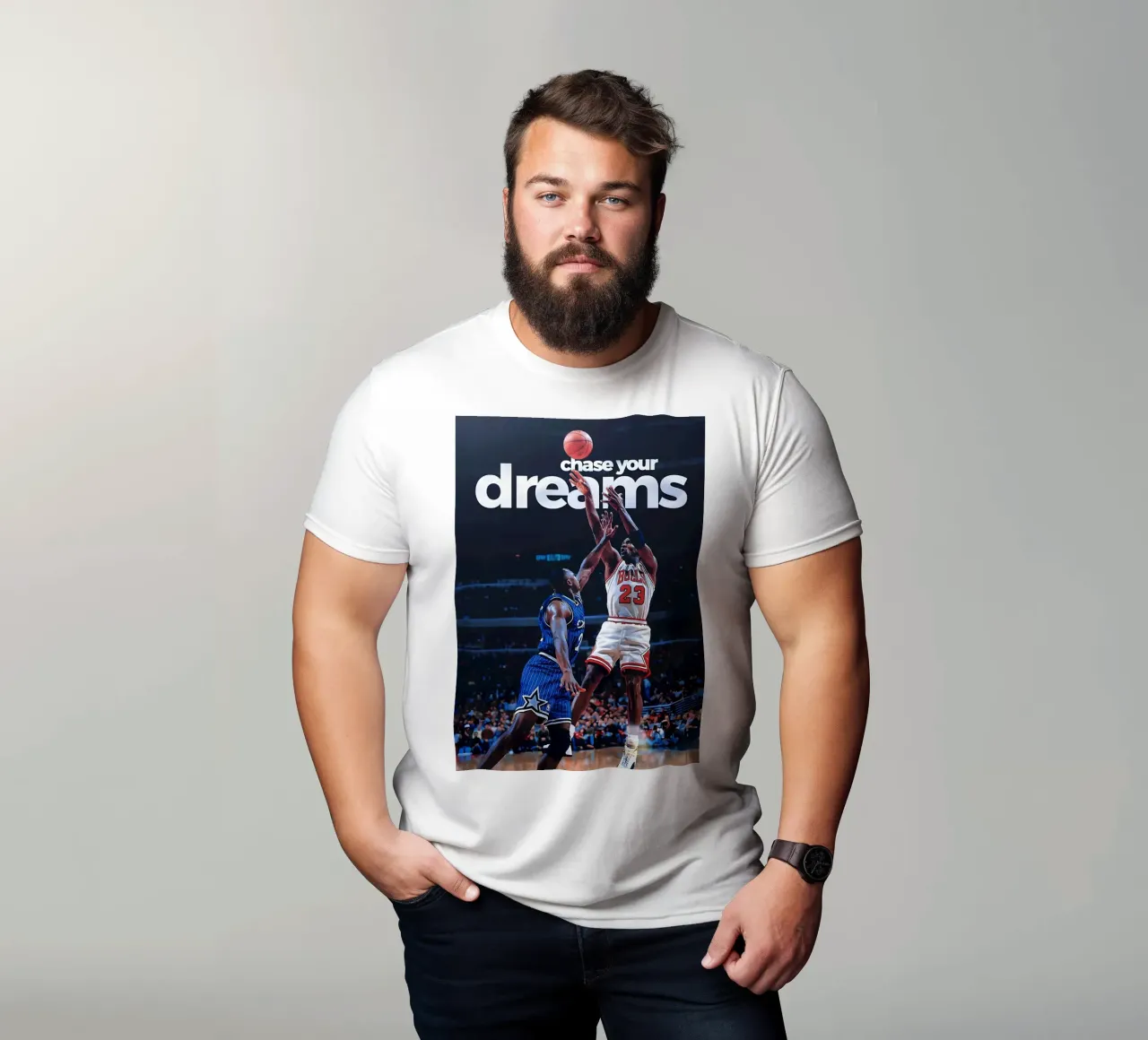 chase your dreams t-shirt da Type & Tape