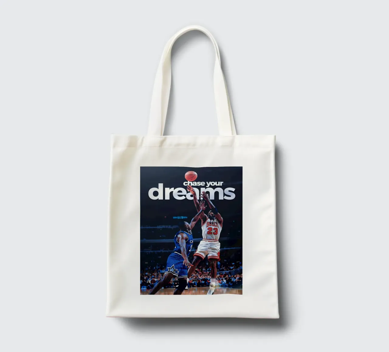 chase your dreams borsa in juta da Type & Tape