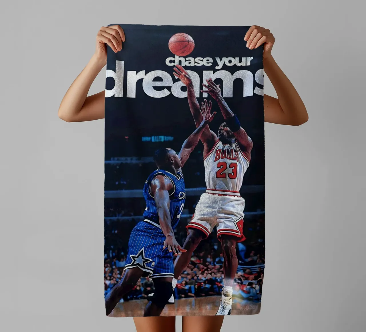chase your dreams asciugamano da bagno da Type & Tape