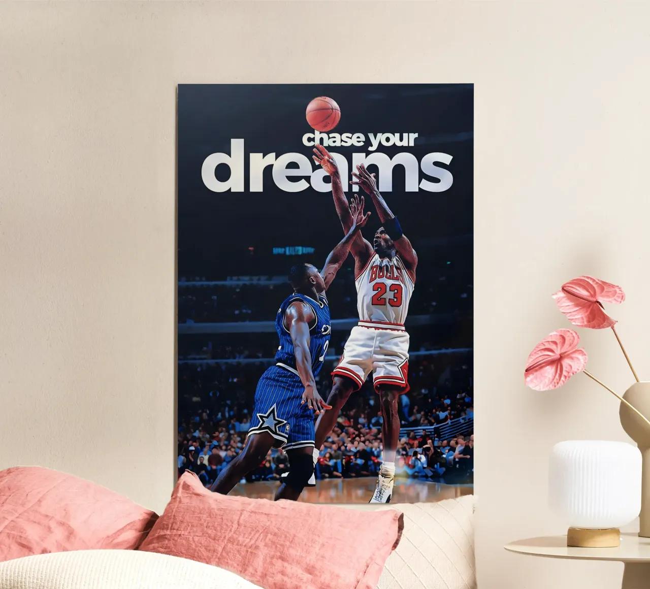 chase your dreams alluminio dibond da Type & Tape