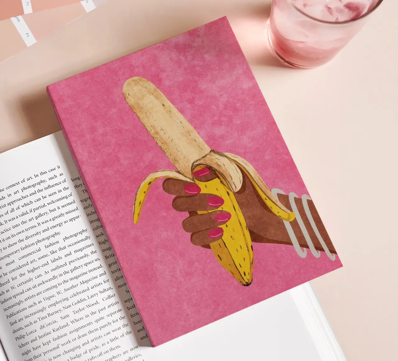 banana notebook by Amber Hughes