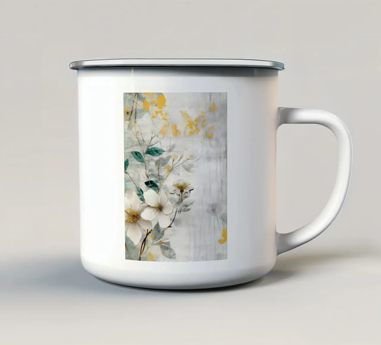 Pittura 4 tazza in smalto da Yaso Design Boho & Botanic