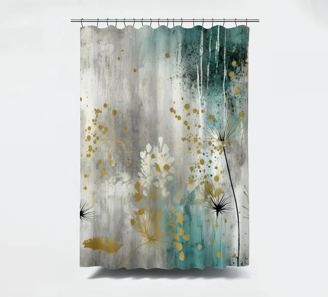Gemälde 5 Duschvorhang von Yaso Design Boho & Botanic